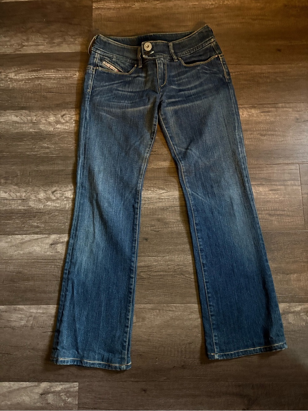 VINTAGE y2k Diesel Fikus-P Low Rise Bootcut Made in Italy